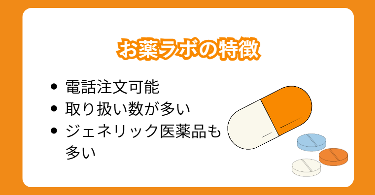 お薬ラボの特徴